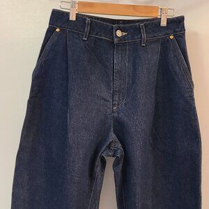 GOLDSIGN high waisted barrel leg jeans